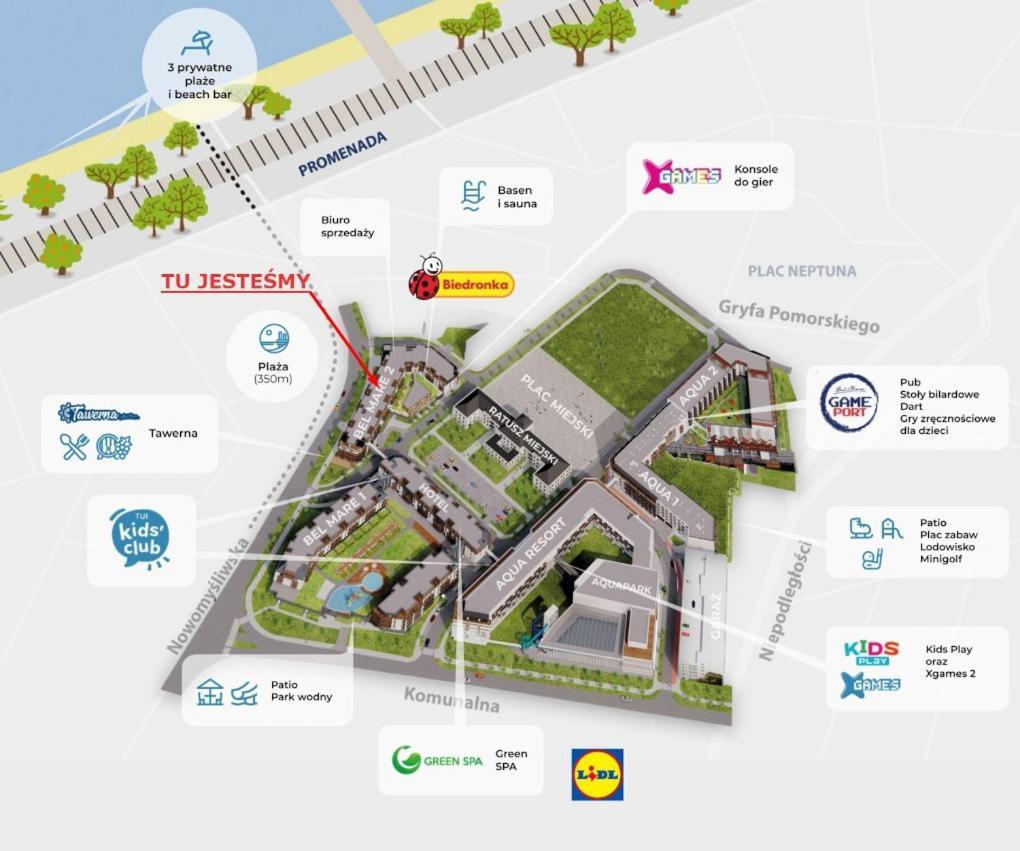 Apartament Bel Mare D 411 Miedzyzdroje Exteriör bild
